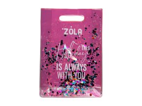 Zola Glitter bag ruzova taska se trpytkami