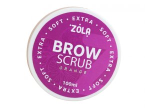 ZOLA Brow Scrub Extra Soft Orange extra jemny peeling na oboci