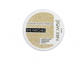 Nikk Mole Hyaluronic Collagen Gold Patches hydrogelove naplasti pod oci 60 ks