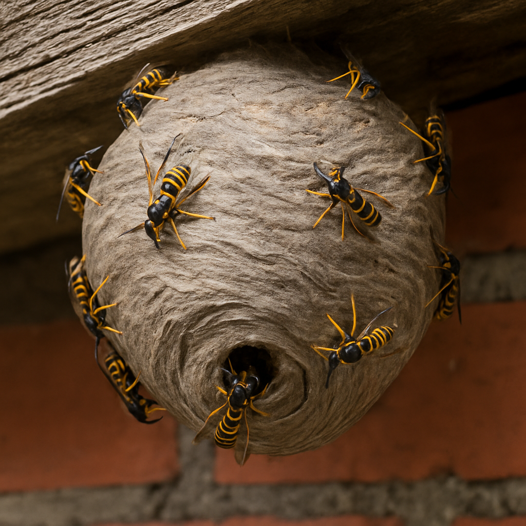 Likvidace vosího hnízda