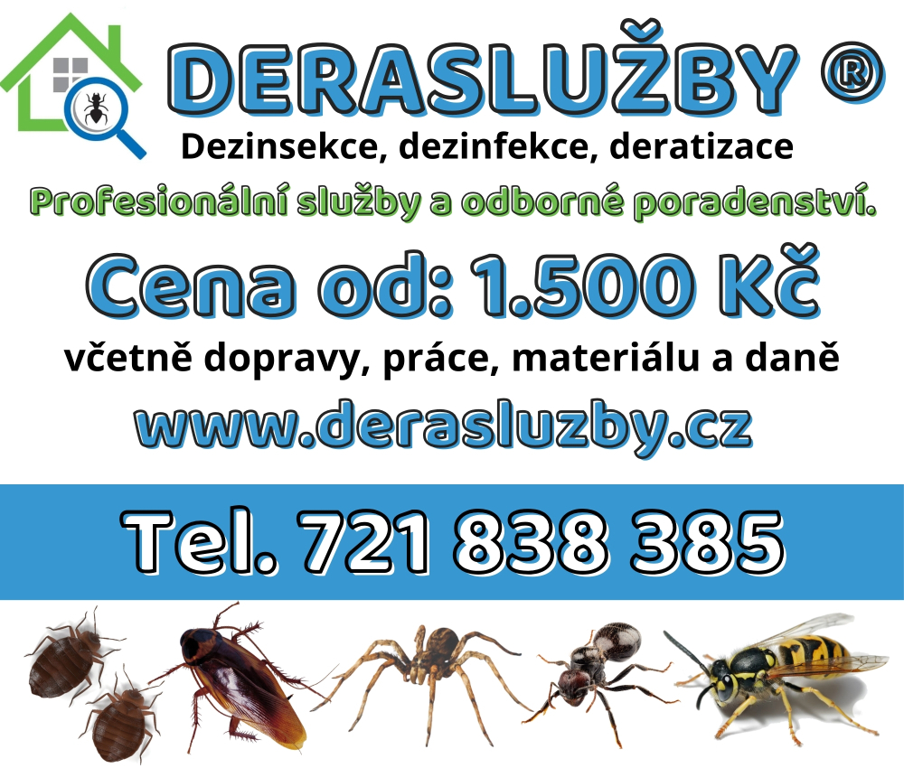 deratizace štěnic Žďár nad Sázavou, Vysočina