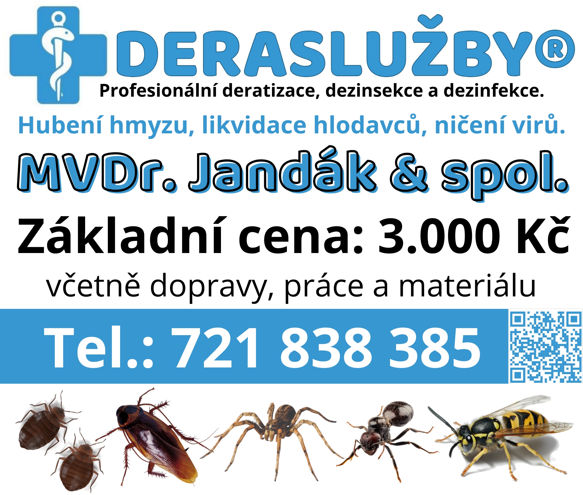 deratizace štěnic Židlochovice
