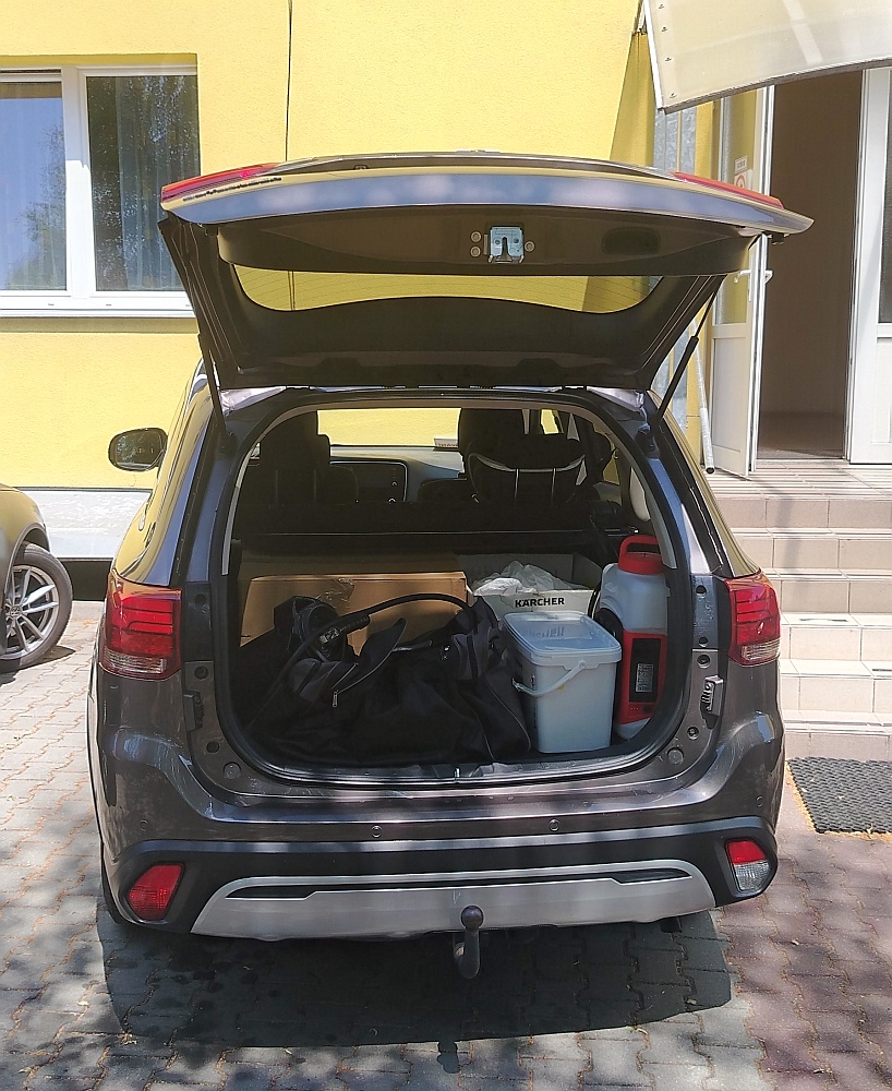 Neoznačené vozidlo s vybavením pro deratizaci - Brno-venkov
