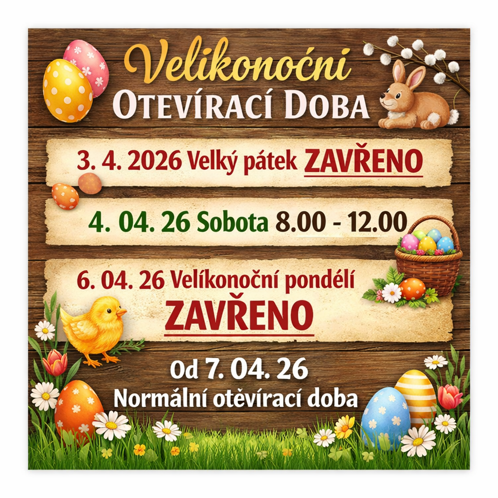 Velikonocni oteviraci doba