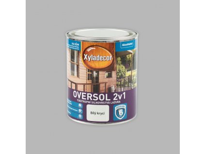 Xyladecor Oversol 2v1 Bílý Krycí 0,75L