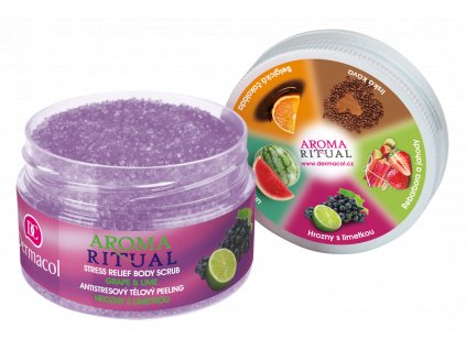 AROMA RITUAL BODY SCRUB GRAPE AND LIME