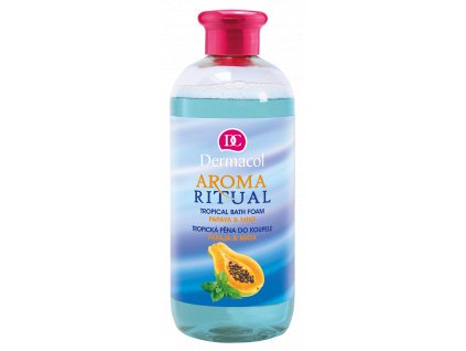 Aroma ritual tropical bath foam papaya & mint