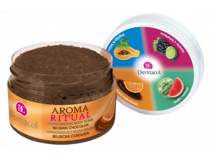 Aroma ritual harmonizing body scrub belgian chocolate