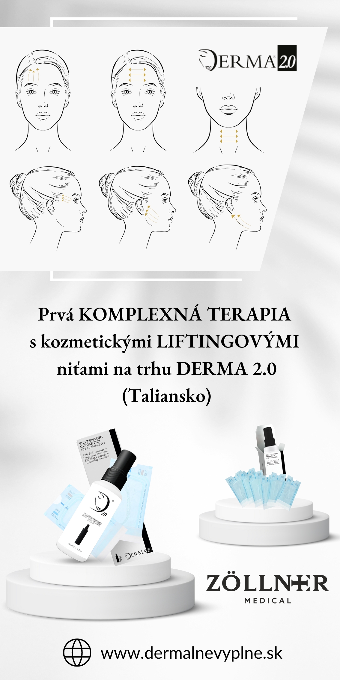 Derma 2.0. Kolagénové kozmetické nite