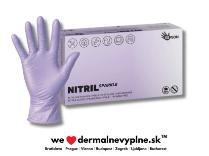 Nitril sparkle violet sk