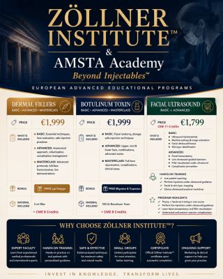 Nové hands-on školenia v OKTÓBRI!!! Chorvátsko🏛️ ZÖLLNER INSTITUTE™ & AMSTA Academy - 8 až 11 CME kreditov! Beyond...