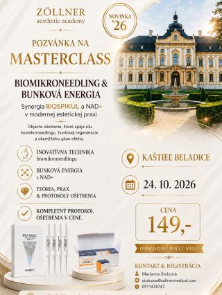 ✨ NOVINKA 2026 | MASTERCLASS V KAŠTIELI BELADICE ✨ Pozývame vás na exkluzívny odborný MASTERCLASS, kde spojíme moderné...