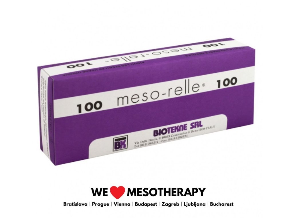 Meso-relle mezoterapeutické jehly 30G x 6mm, 10ks v balení