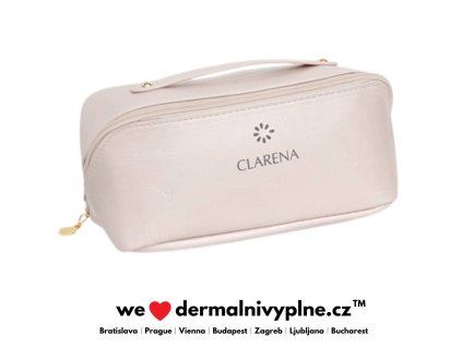 clarena cosmetic bag beige CZ