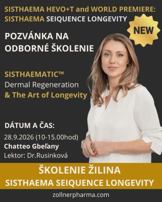 SISTHAEMA DUO LONGEVITY™️ - EXKLUZÍVNE ODBORNÉ ŠKOLENIE PRE LEKÁROV Advanced Regenerative Aesthetics & Skin Longevity Dve...