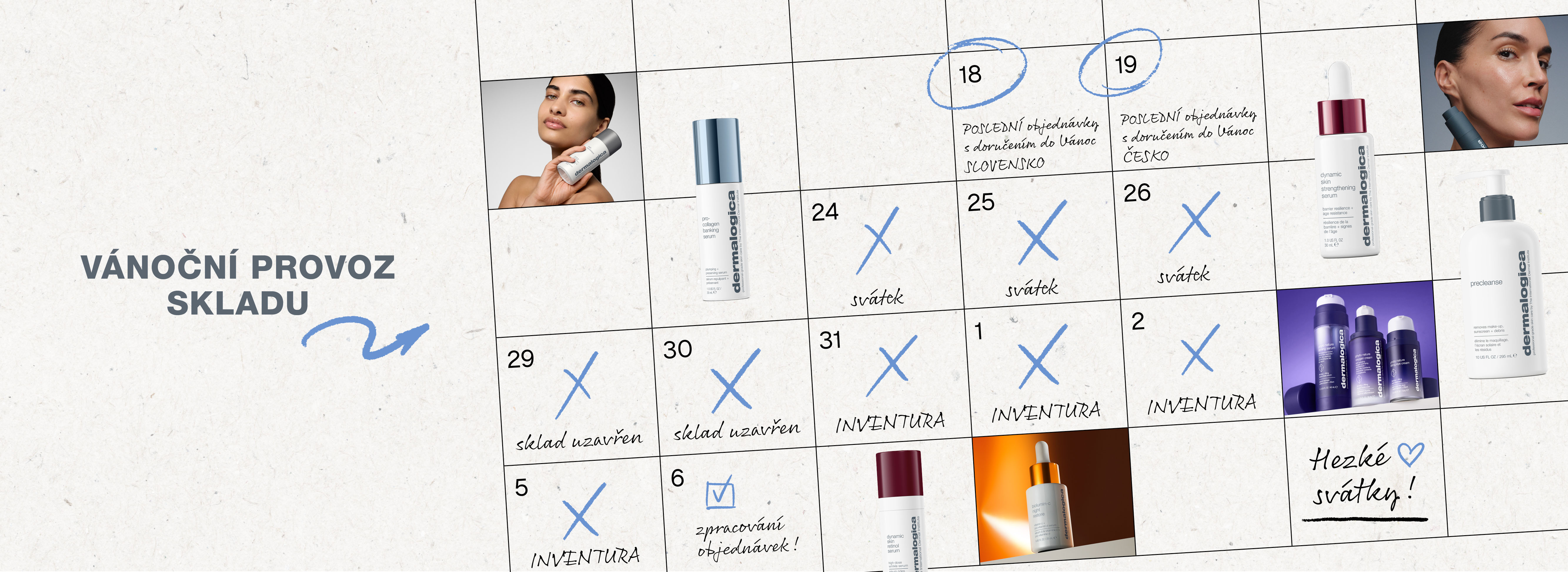 Vánoční provoz skladu