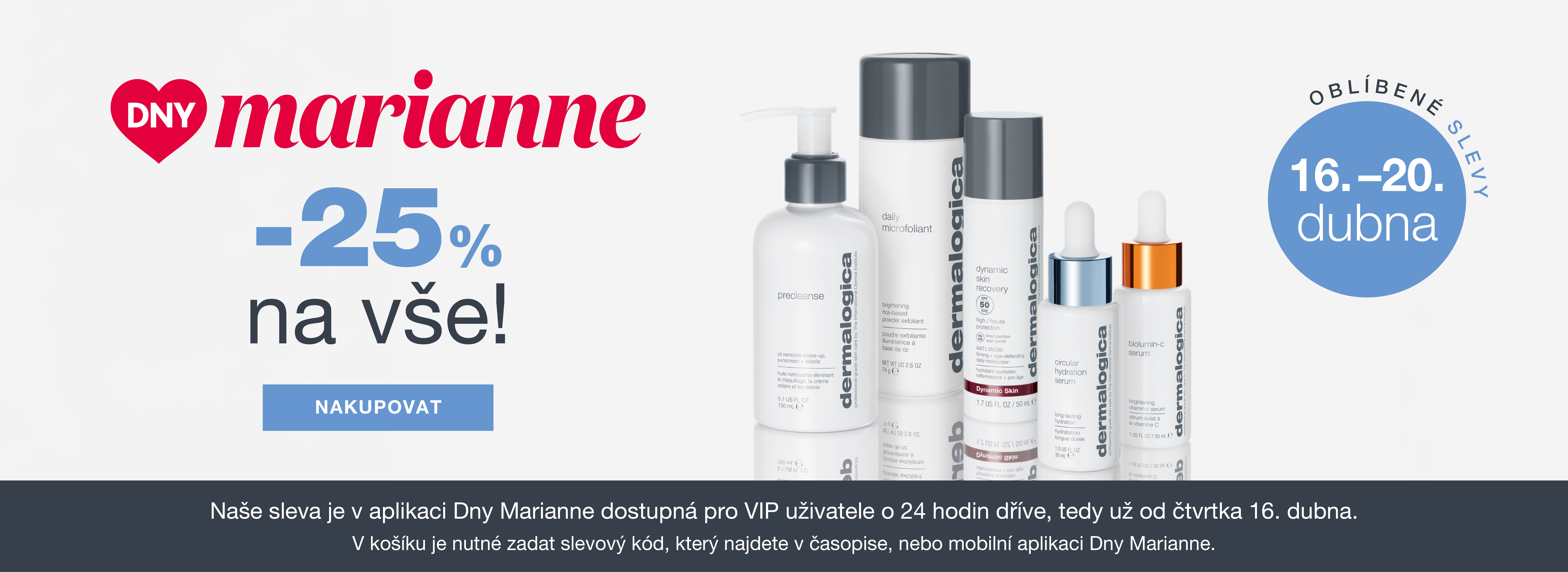 Využijte slevy se Dny Marianne