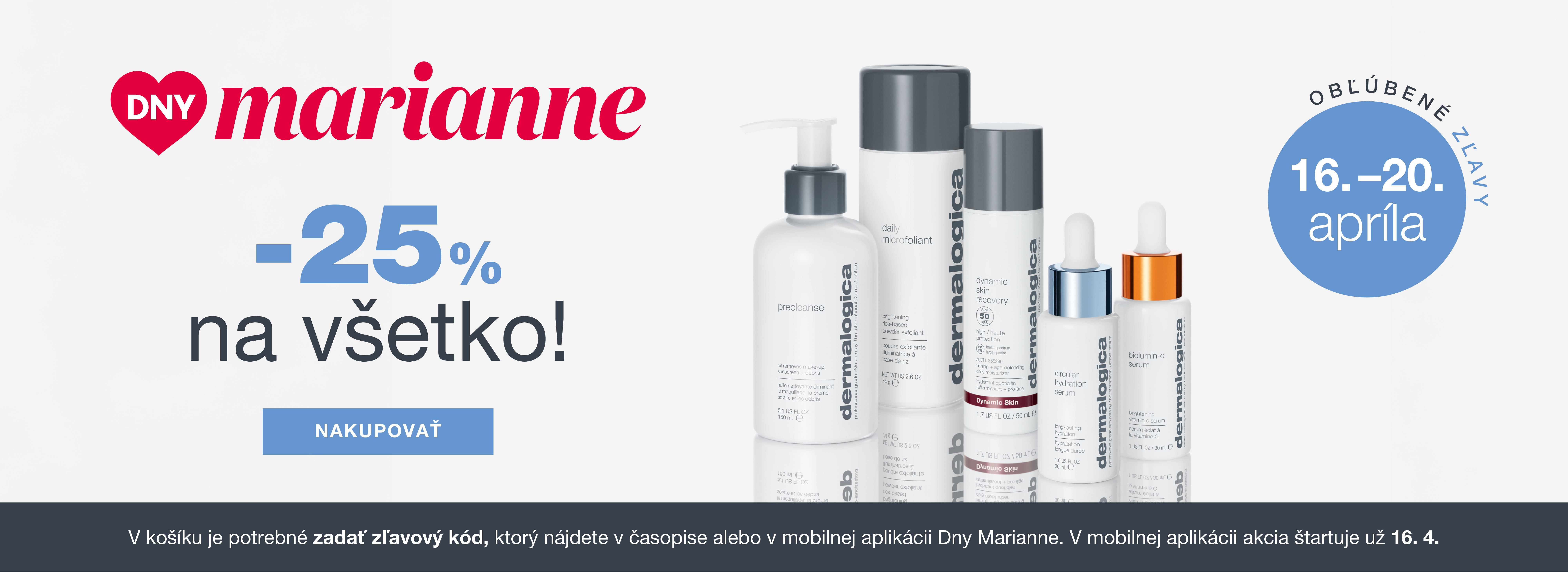 Využite zľavy počas Dní Marianne