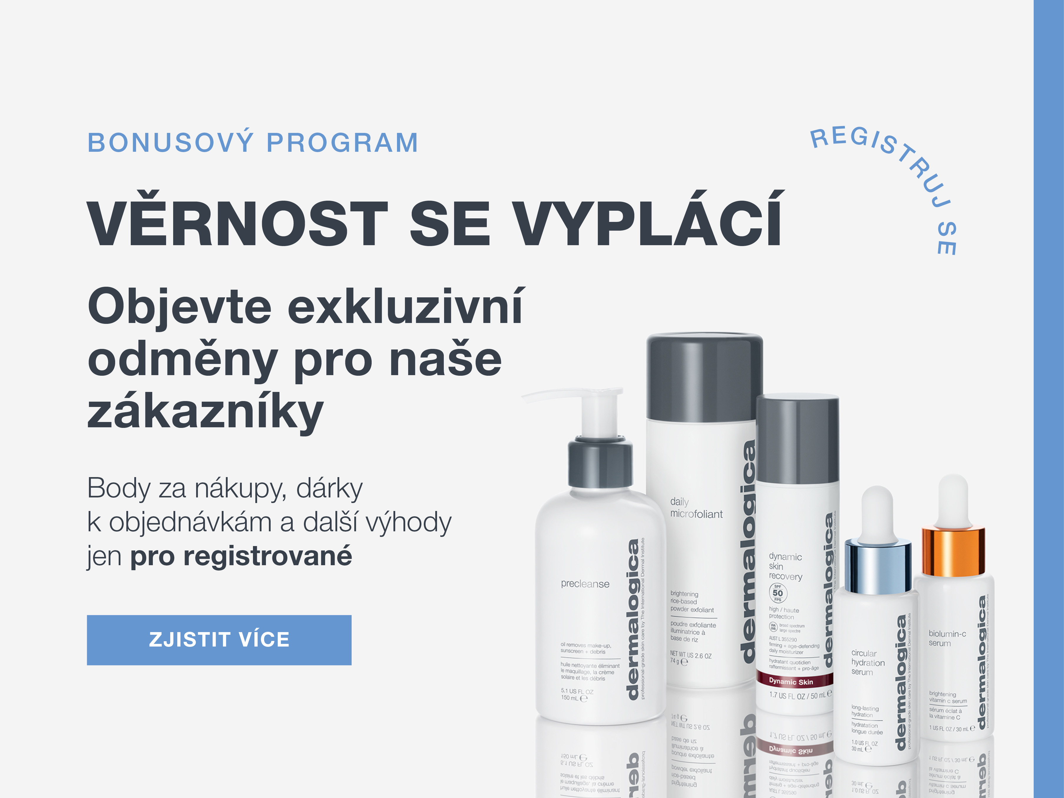 Objevte odměny pro registrované zákazníky