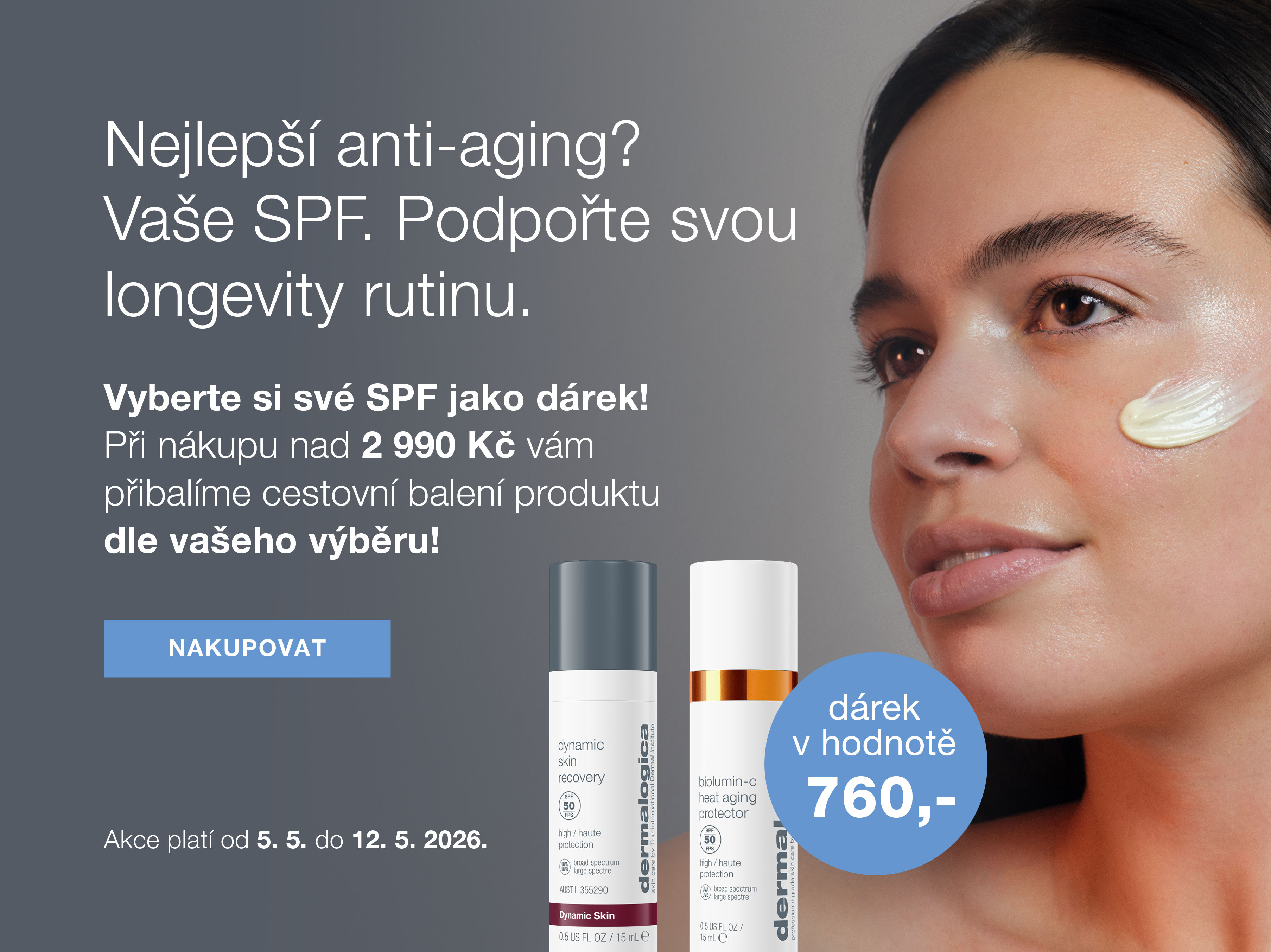 SPF jako dárek k objednávce