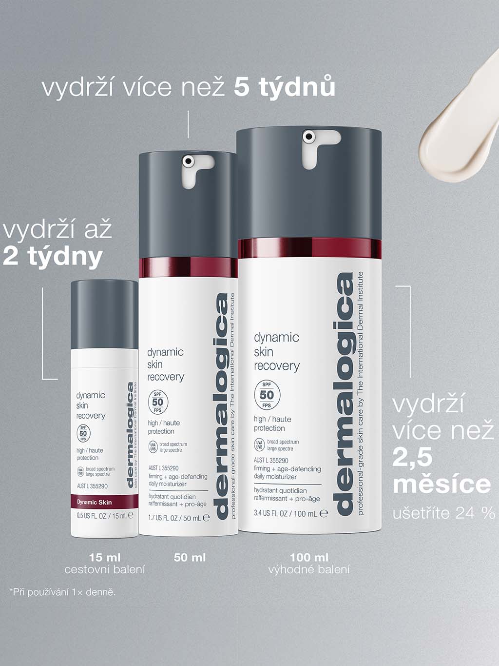 Dynamic Skin Recovery SPF50, 15 ml (obrázek 6)