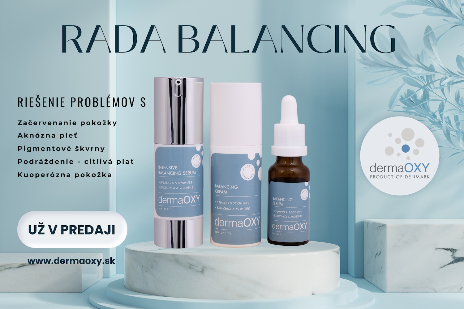 Nová produktová rada DermaOXY Balancing