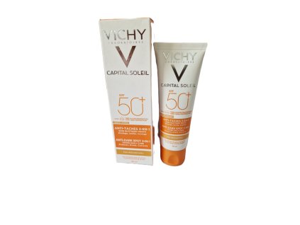 Vichy Capital Soleil Anti-Dark Spot 3-in-1 denní pleťový krém SPF50+ 50 mll