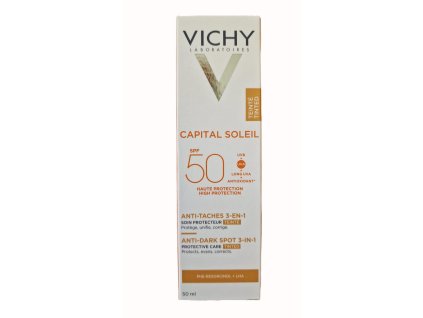 Vichy Capitall Soleil krém proti tmavým skvrnám SPF 50+ 50 ml