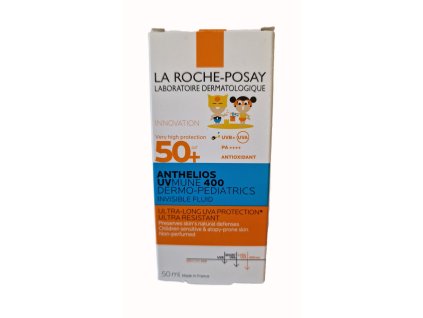 La Roche-Posay Anthelios UV Mune 400 dermo-pediatrics ultralehký  fluid s SPF50+ pro děti 50 ml.