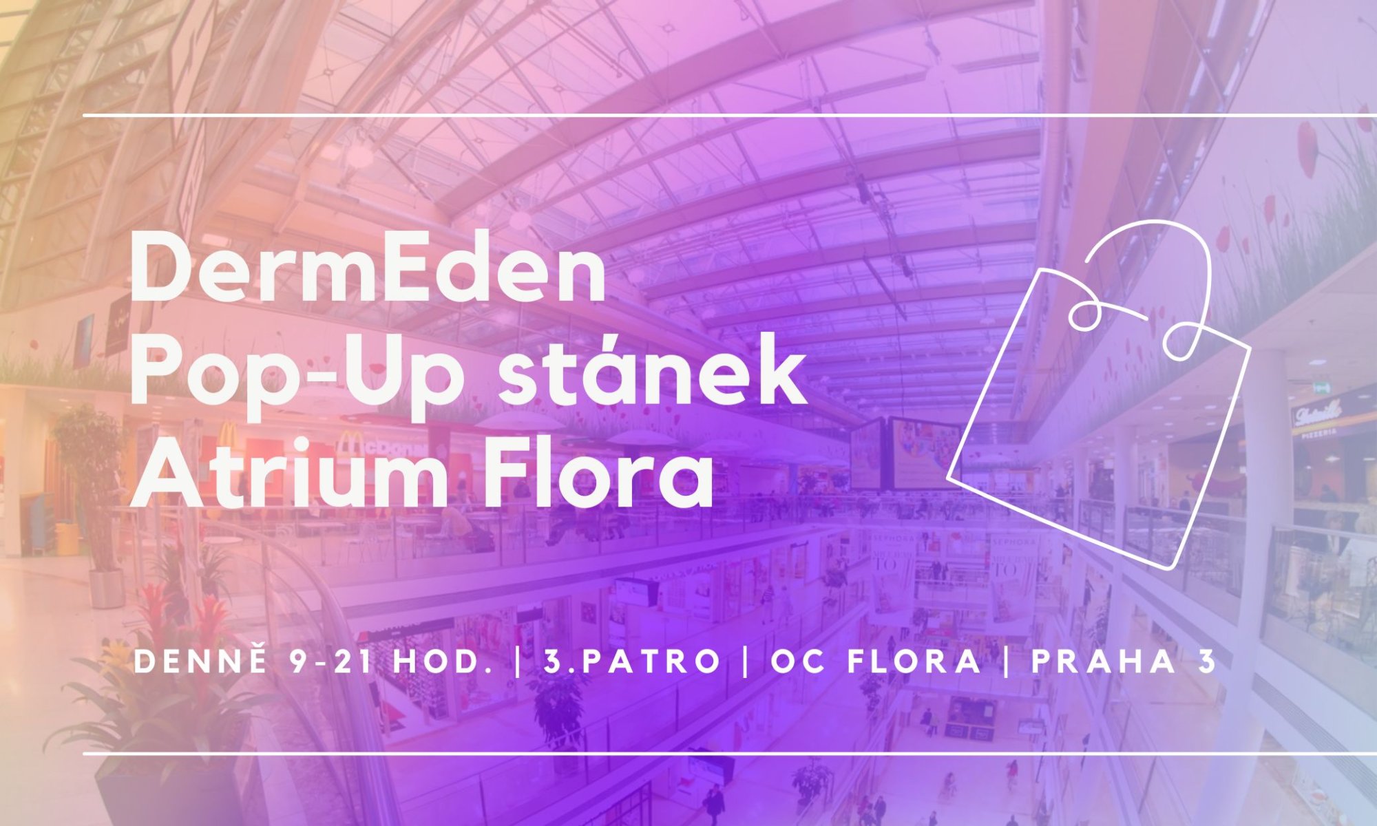 Objevte krásu s DermEden na pop-up stánku v nákupním centru Flora