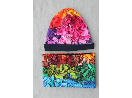 SET ČEPICE A NÁKRČNÍK Lego