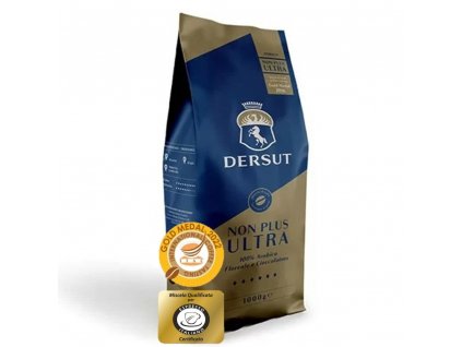 Zrnková káva Dersut NON PLUS ULTRA 100 Arabica 1 kg 3 min