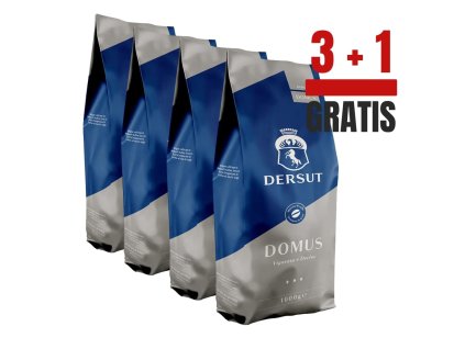 3 + 1 GRATIS Dersut Domus MARRONE Bohnen 1 kg min