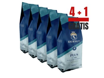 4 + 1 GRATIS Dersut Plus DECALIGHT entkoffeiniert für eine leichtere Verdauung Bohnen 1 kg min