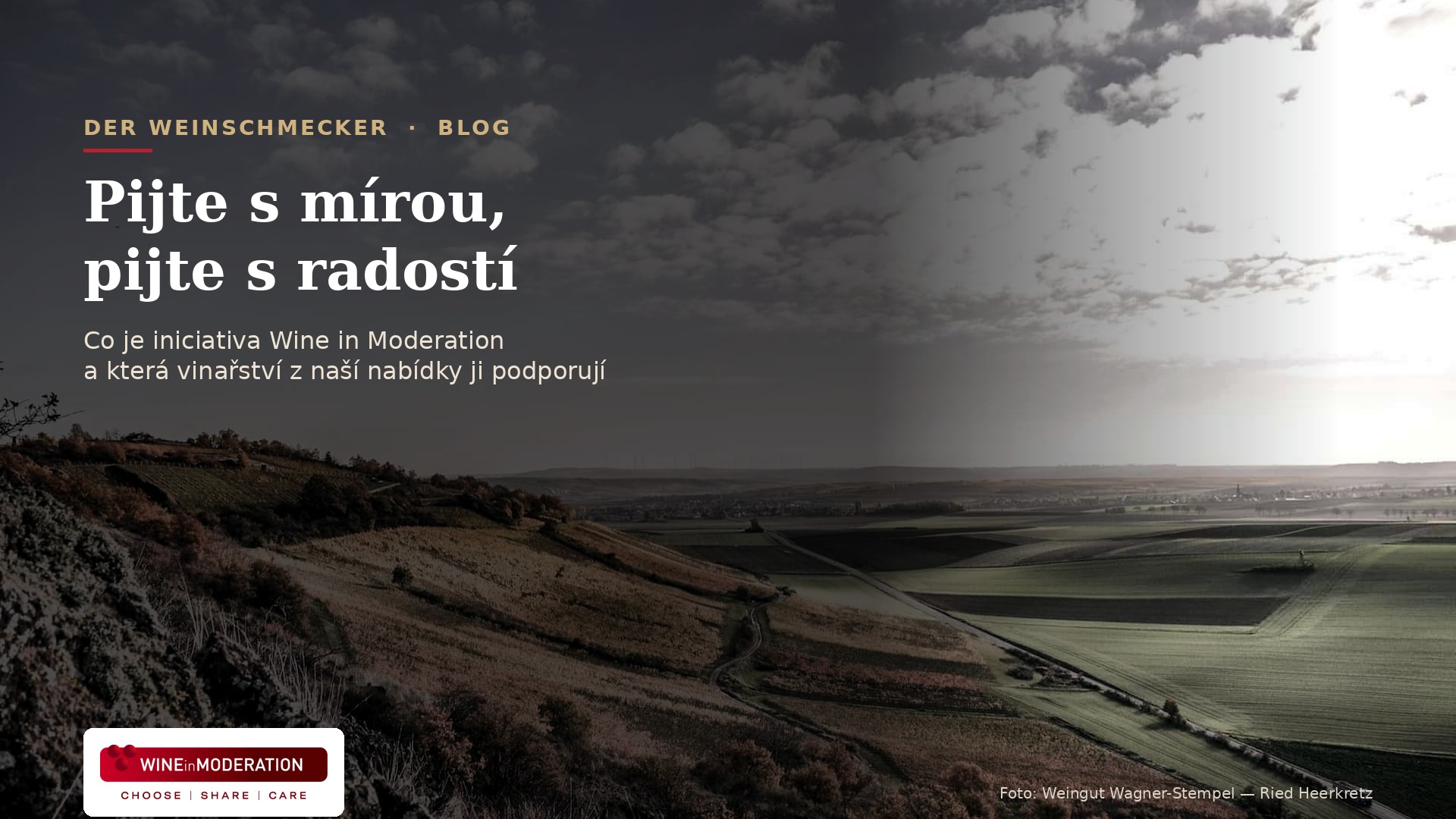 Pijte s mírou, pijte s radostí: co je iniciativa Wine in Moderation
