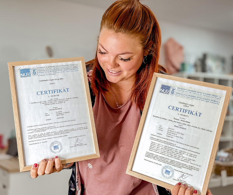 Certifikace a testování našich výrobků