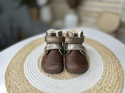 D.D.STEP Zimní boty Hnědé Víla W073-42766A