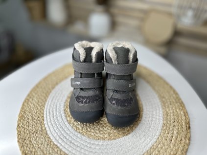 D.D.STEP Zimní boty šedé Hvězda W063-333M