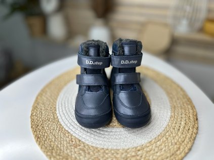 D.D.STEP Zimní boty Modré Hvězdy W078-320BM