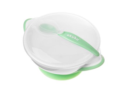 miska a lzicka akuku 300 ml zelena