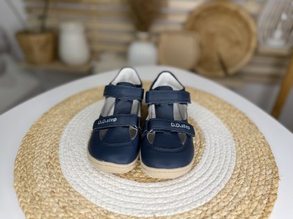 D.D.STEP Sandále modré Kožené H077-51732B