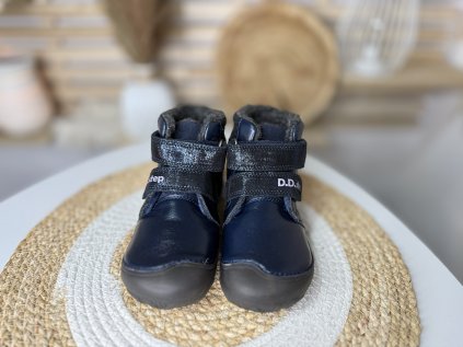 D.D.STEP Zimní boty Modré Křídla W073-364AM