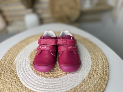 D.D.STEP Celoroční boty Tm.Růžové S070-52838A