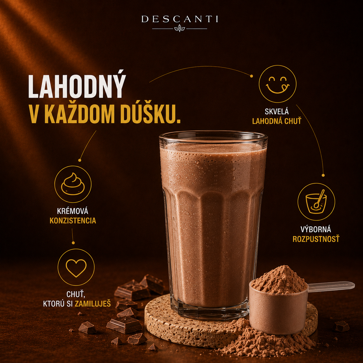DESCANTI Whey Protein príchute