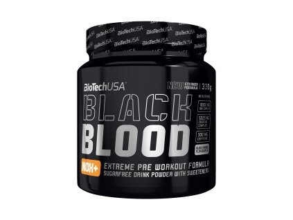 radikalny predtreningovy pripravok s extremnou davkou nox komplexu black blood nox biotech usa 330 g detail