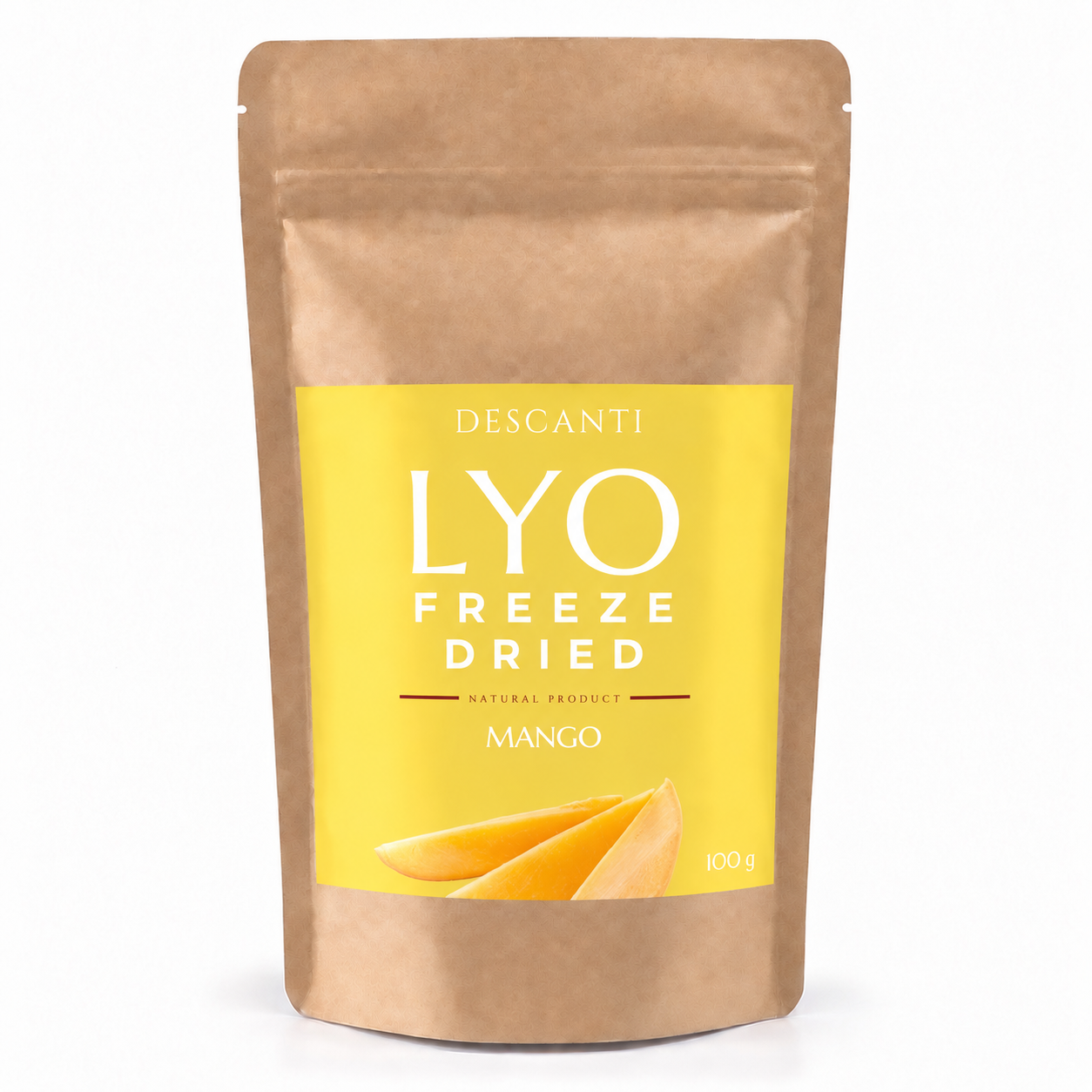 Descanti lyofilizované mango plátky 100g