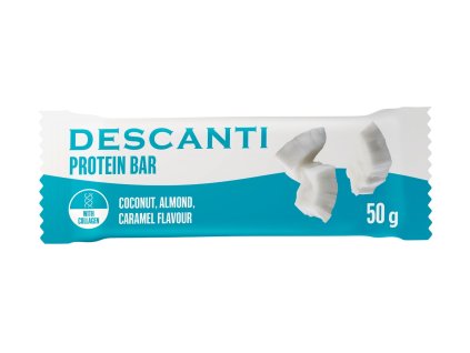 Protein bar 50g - Descanti (príchuť Kokos mandla karamel)