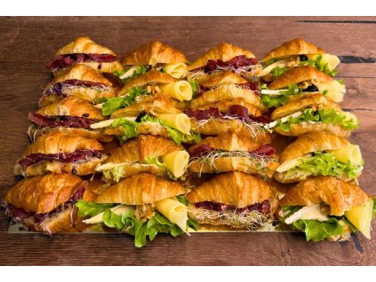 Mini croissanty – Bresaola & sýrová kombinace - sada 20 ks
