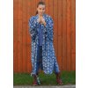 Dlouhé květinové kimono Listí