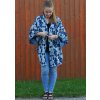 Modré kimono Les